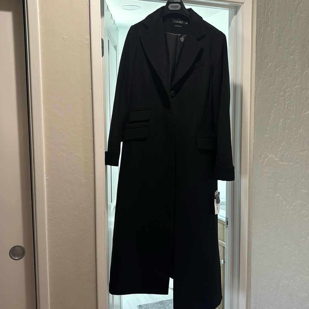 Ralph Lauren cashmere wool coat blend